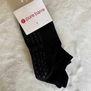 Pure Barre Black Athletic Socks